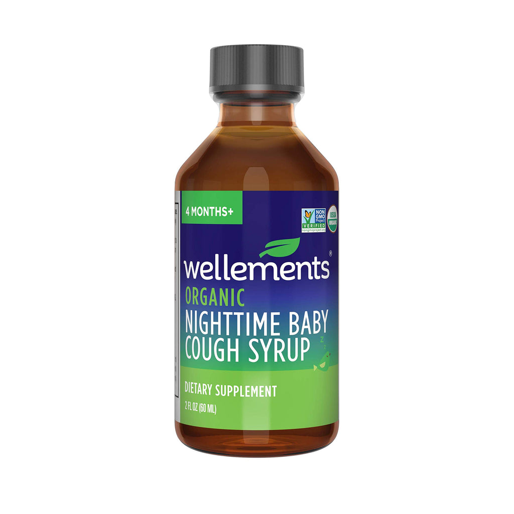 Wellements Organic Baby Cough Syrup Day & Night Value Combo Pack | Daytime & Nighttime Baby Cough Relief, Calms Dry Throats * US
