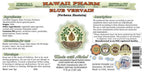 Hawaii Pharm Blue Vervain Alcohol-Free Liquid Extract, Organic Blue Vervain (Verbena Hastata) Dried Above-Ground Parts Glycerite