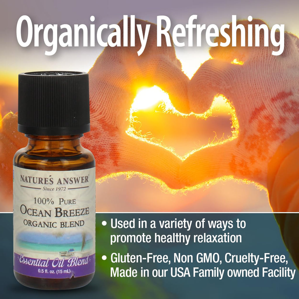 Natures Answer 100% Pure Organic Essential Oil Blend, 0.5-Ounce, Romance