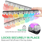 Extra Large Weekly Pill Organizer - Waterproof 7-Day Pill Box, Portable Vitamin & Supplement Case, Easy to Open Design, Ideal fo
