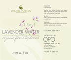 OPO Lavender Hydrosol Spray 8 oz & Sprayer Pure Steam Distilled Vegan Toner Spritz Cleanser Water Calming Toning Aromatherapy Bo