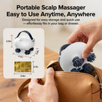 IOOKNA Scalp Massager, Head Massager Scalp, Tangle Resistant Design, 3 Massage Speed, Portable Head Massager, Hair Massagers wit