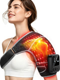 Red Light Therapy for Shoulder with Heat & Massage 5000mAh Controller