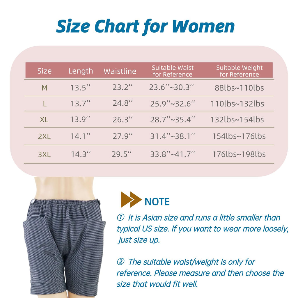 Incontinence Care Trousers, Catheter Underwear for Elderly with Double Pockets, Urinate Drainage Bag Pants for Catheter Nephrost