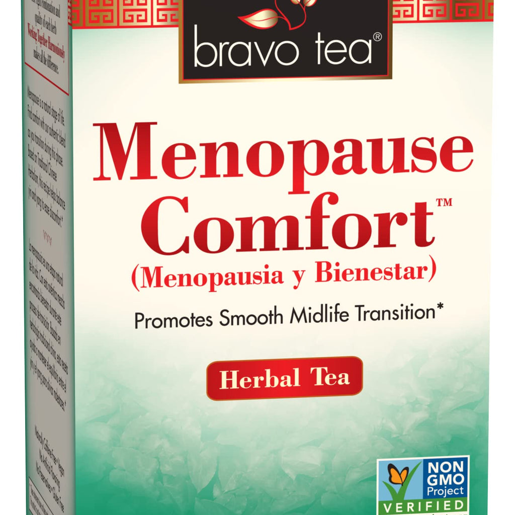Bravo Tea Menopause Comfort Herbal Tea Caffeine Free, 20 Tea Bags