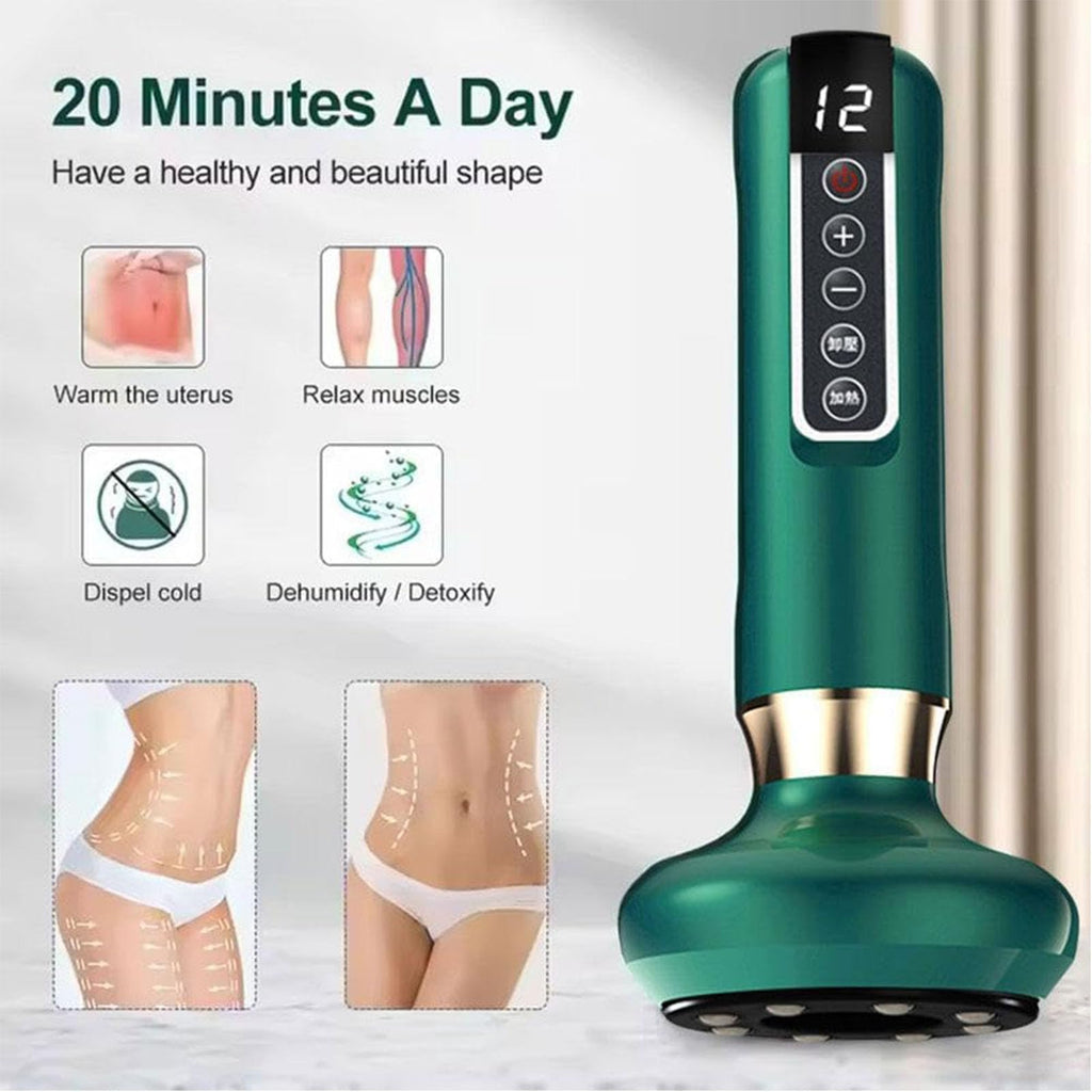 Glowfit Cellulite Massager, Rechargeable & Cordless Anti-CeIIulite Massage Tool for Body Sculpting Abdomen, Waist, HIPS, Arms &