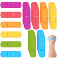 Yinder 360 Pcs Kids Bandages Bulk Colorful Flexible Bandages Neon Waterproof Breathable Strip Protect Cuts and Scrapes for Child