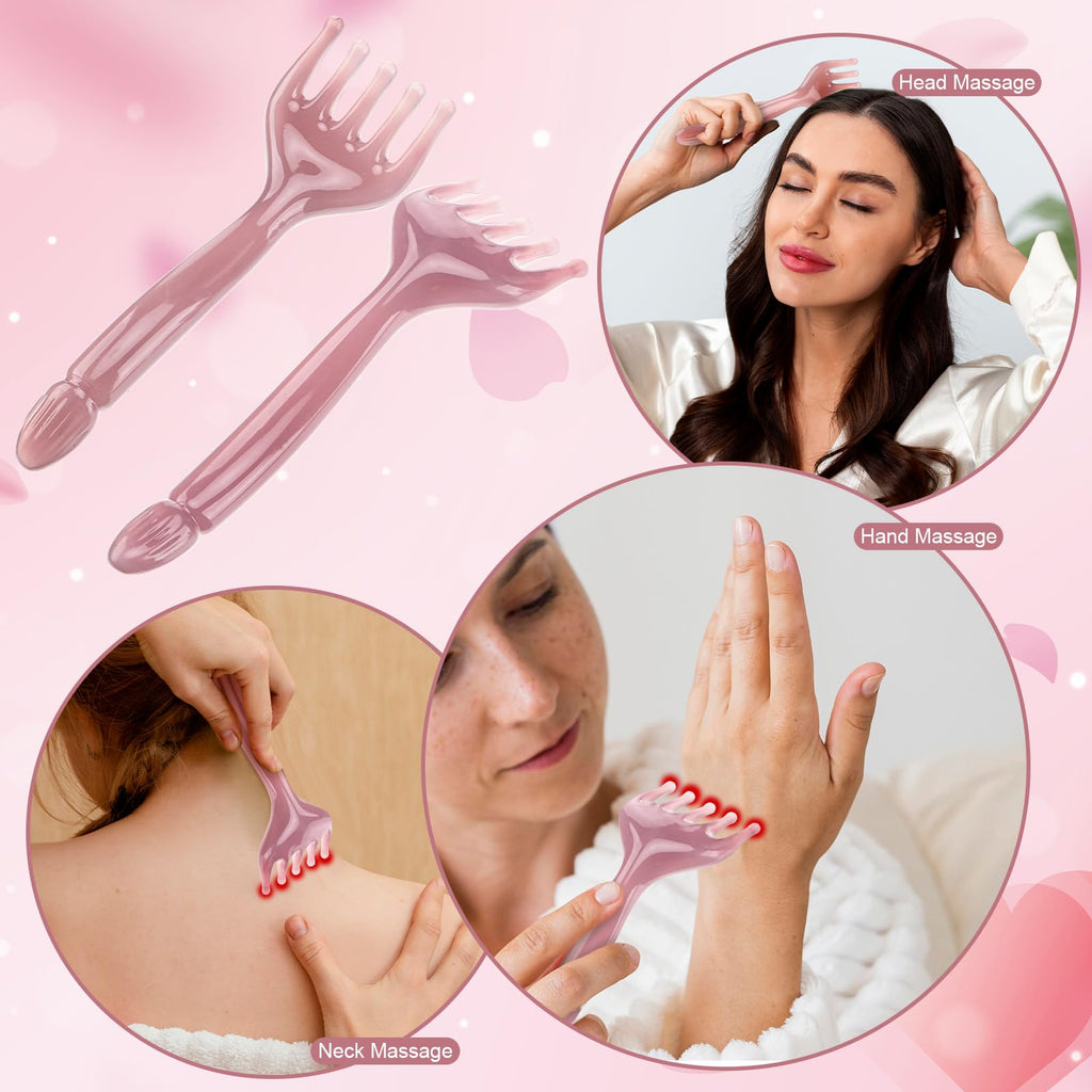 ProSuites 3 Pack Head Massager Scalp Comb Resin Scalp Stress Relax Tool for Birthday, Mother s Day, Father s Day