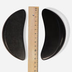 Master Massage 2-Piece Large Waning Moon Crescent Massage Stone Set - Arc Curved Deep Tissue Massager Hot Stones Pack - Gua-Sha