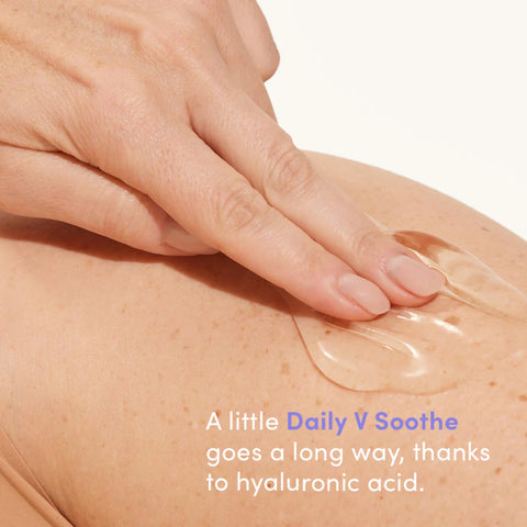 Womaness Daily V Soothe External Gel Hydrator - Hyaluronic Acid Moisturizer for Everyday Dryness - Silicone Free, Non-Irritating