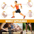 Geiserailie 12 Rolls 2 Inches Elastic Tape Adhesive Elastic Tape Self Adhesive Bandage Wrap Flexible Stretch Bandages for Sports