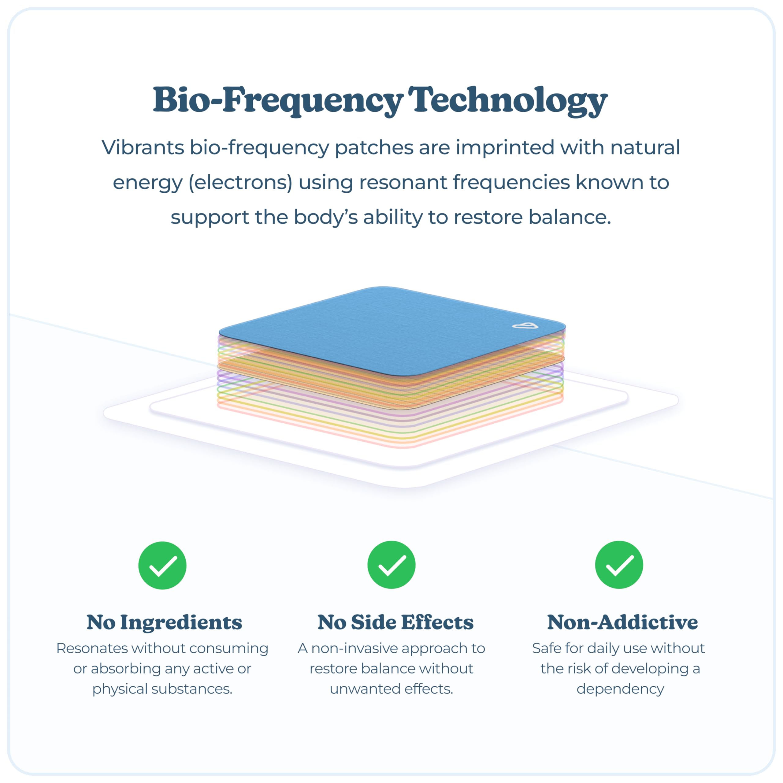 Calm Down Patch | Vibrants Bio-Frequency Patches for Stress | Sample Pack - 7 Stress Patches
