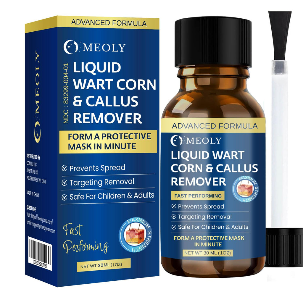 MEOLY Fast-Acting Wart Remover Freeze Off : Salicylic Acid Wart Remover for Men Women - Wart Removal for Plantar Wart, Genital W