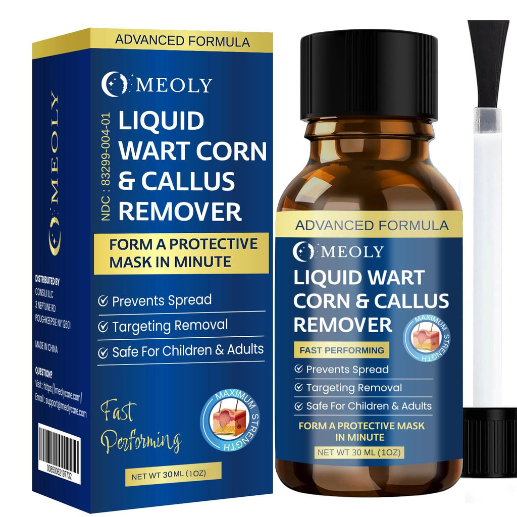 MEOLY Fast-Acting Wart Remover Freeze Off : Salicylic Acid Wart Remover for Men Women - Wart Removal for Plantar Wart, Genital W