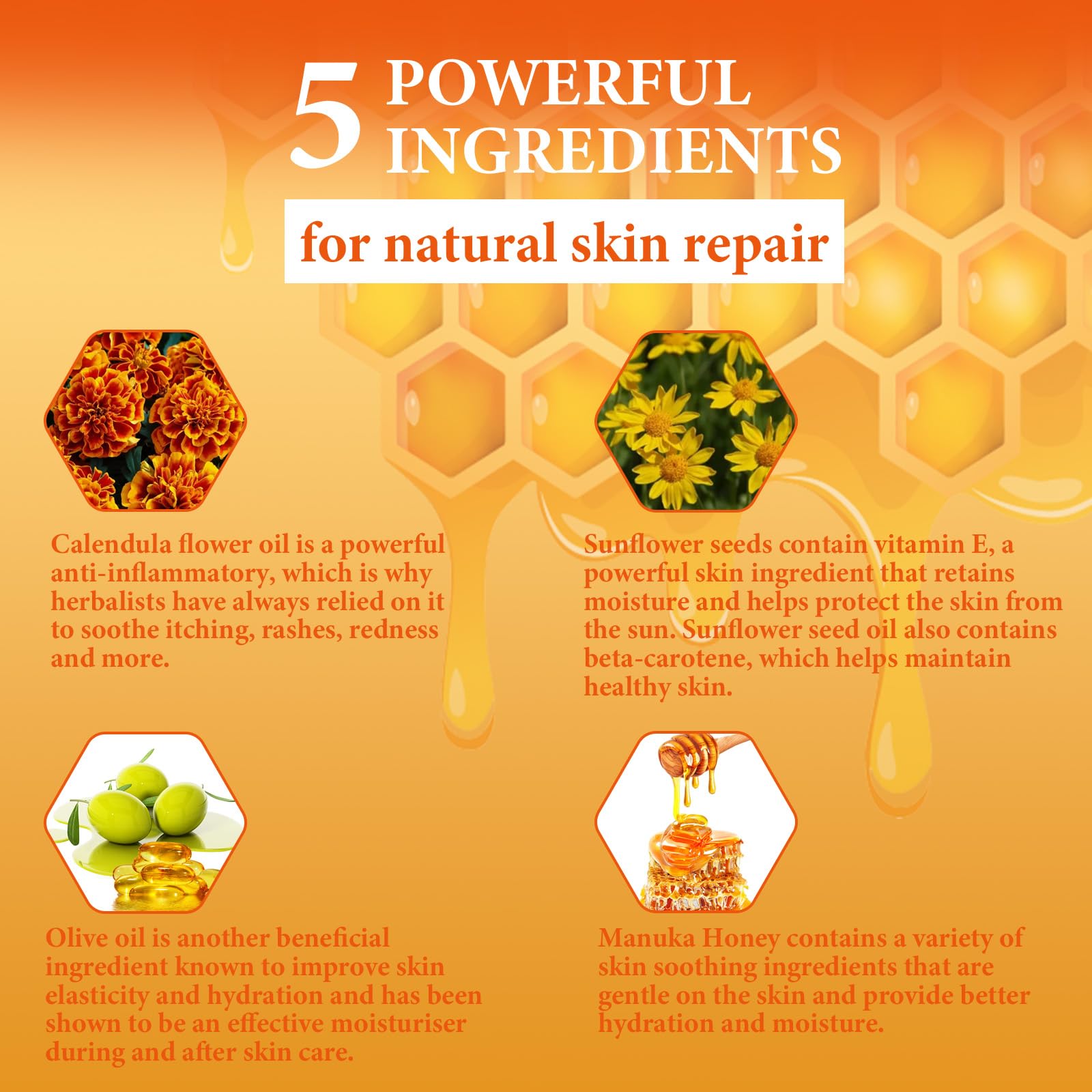 SIONPPGET Manuka Honey and Colloidal Oatmeal Cream, Gentle Smoothing for Dry & Itchy Skin, Fast Acting for Eczema, Psoriasis, De