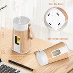 Battery Powered Diffuser, Anti Oil Leakage Designed Cordless Diffuser for Essential Oils 1/2/3H Timers Modes & 3 Mist Level,for