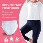Veeda Natural Adult Incontinence Underwear for Women - Postpartum Underwear for Bladder Leakage Protection - Disposable Underwea
