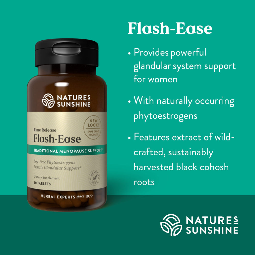Natures Sunshine Flash Ease TR, 60 Tablets