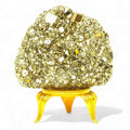 Infinix Crystal Raw Pyrite Stone Original | 7001000 Gm Certified Natural Brassy Golden Pyrite Cluster (Aaa Grade Quality) With 
