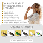 LOVETUNER Meditation Tuning Necklace 528 hz Frequency of Love | Mindfulness Device for Anxiety & Stress Relief