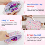 Desing Wish 22 PCS First Period Starter Kit Gift for Teen Girls Period Bags for Teen Tweens Girls with Sanitary Pad Storage Bag,