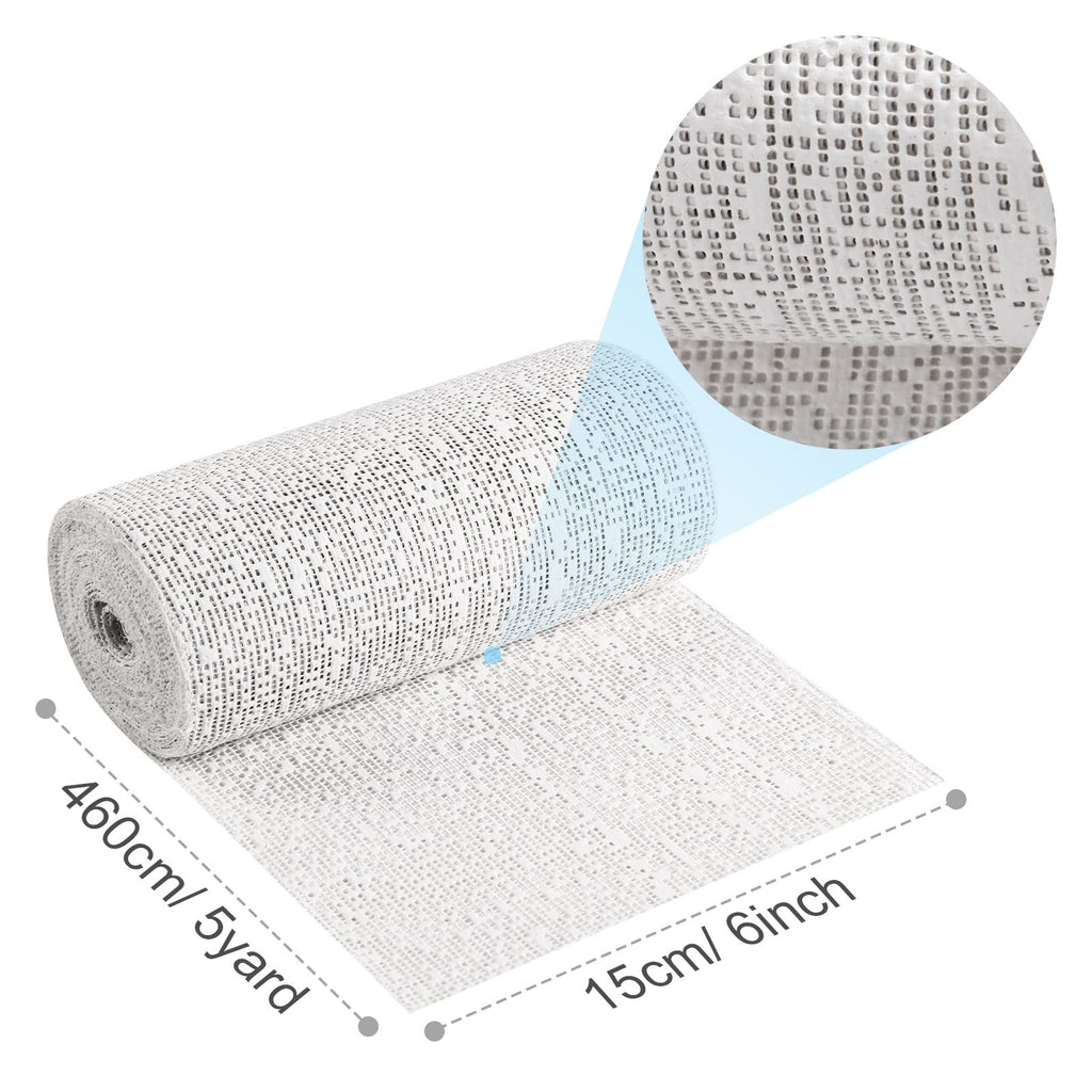 45ft - 211ft Plaster Cloth Rolls White Gauze Strips Wrap Bandages for Craft Belly Cast Mask Making Body Molds Scenery Art(6inch