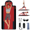 Red Light Therapy Mat, Extra Large 74 x 32 in Full Body Infrared Light Therapy Pad, 660nm 850nm 940nm, 1095 LEDs, 2 Pulse Modes,