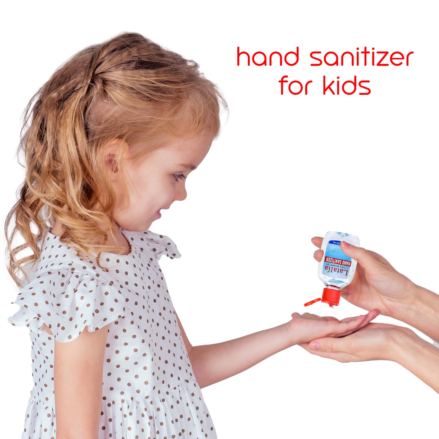 Latalia Mini Hand Sanitizer - Pack of 48 Travel Hand Sanitizers - Unscented Mini Clean Scent Non-Drying Gel (55ml & 1.85 fl. oz)