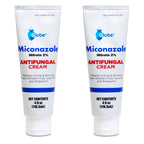 Globe (2 Pack Miconazole Nitrate 2% Cream (4 oz) Cures Most Athletes Foot, Jock Itch, Ringworm and More.
