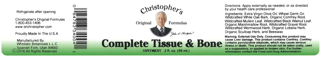 Dr. Christophers Original Formulas Complete Tissue and Bone Ointment, 2 Ounce