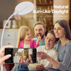 Joyousstar Light Therapy Floor Lamp 10000 Lux Sun Light Full Spectrum Therapy Lamp with 10 Adjustable Brightness Levels 6 Scene
