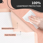 MKISS Bed Pads Disposable [100 Count] Adult Incontinence Underpads 30 x 36 Heavy Duty Absorbent Pee Pad, XL Chucks Leakproof, Ex