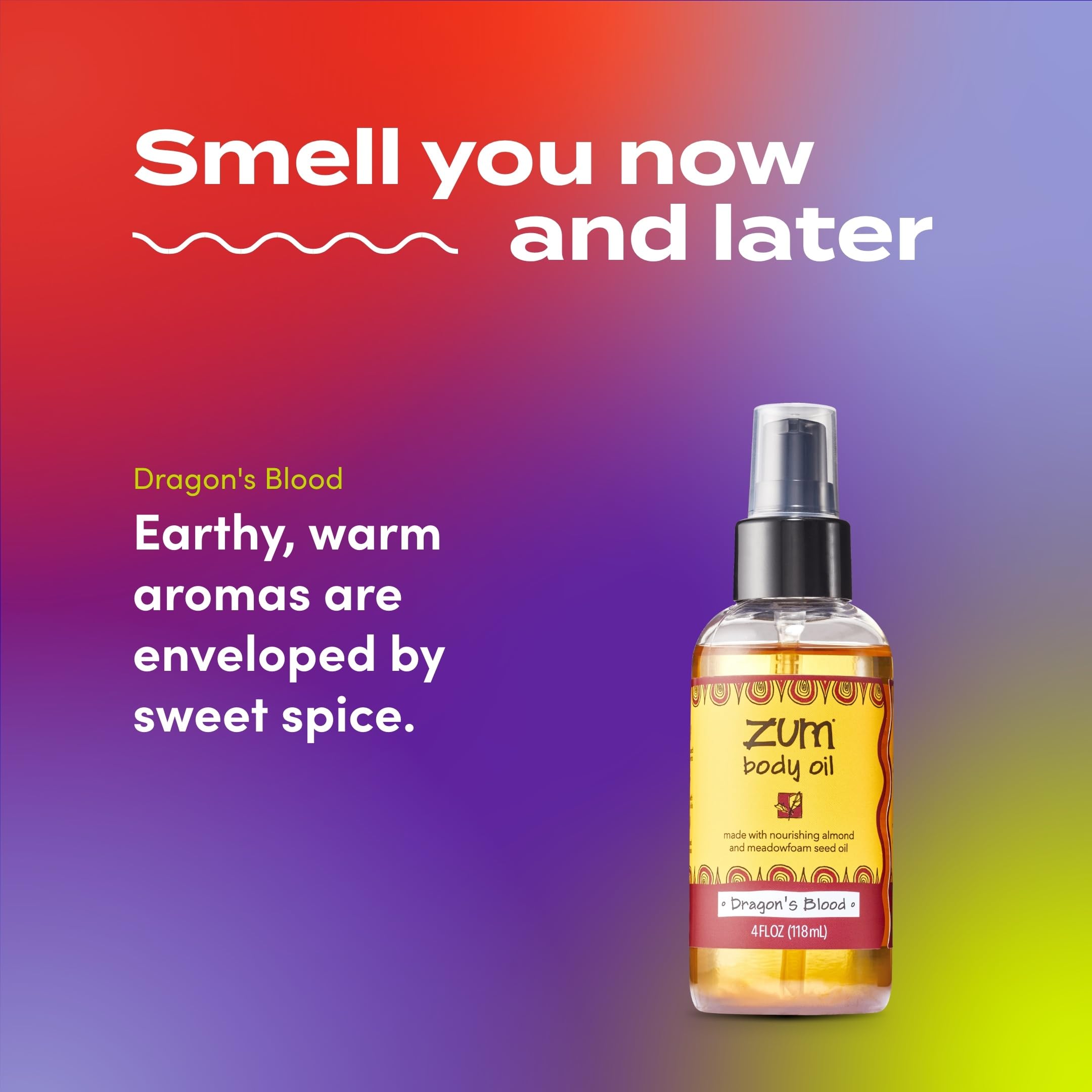 Indigo Wild Zum Dragons Blood Body Oil - Nourishing Body Massage Oil for Massage Therapy & Hydration - Nourishing, Vegetarian M
