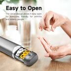 Weekly Pill Organizer, 7 Day Pill Box, Cute Pill Case for Travel, Daily Pill Dispenser Holder Container for Medicines Vitamin Fi