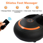 Wedpun Foot Massager with Heat Shiatsu Foot Massager with Remote Deep Kneading Relief for Tired Electric Feet Massage Machine fo