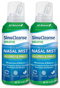 SinuCleanse Allergy & Sinus Sterile Saline Nasal Spray, Ultra Fine Mist, Instantly Moisturizes & Relieves Severe Nasal Congestio
