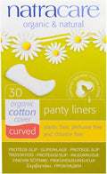 Natracare 3060 Natural Curved Panty Liners 30 Count (5 Pack)