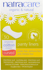 Natracare 3060 Natural Curved Panty Liners 30 Count (5 Pack)
