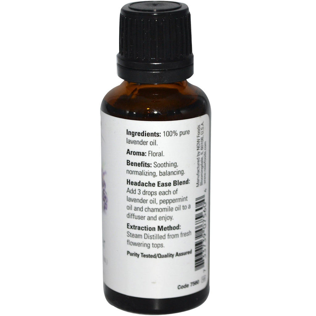 NOW, 100% Pure Lavendar Oil, 1 Oz