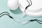 Top Plaza Clear Quartz Healing Crystal Stone Necklaces for Men Hexagonal Pendant Necklaces Adjustable Braided Rope Natural Gemst