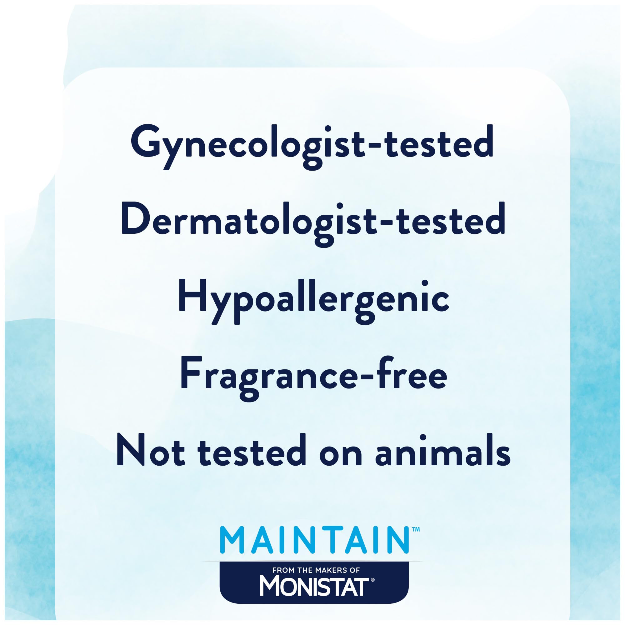 Monistat Maintain Feminine Wipes with Boric Acid for Feminine Care, Fragrance Free, 12 Ct, 3 Pk