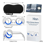 Hion Motion Sickness Glasses,Relieve Carsickness Airsickness Seasickness,Ultra-Light Portable Nausea Vertigo Glasses, No Lens Li