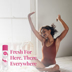 FDS Intimate Deodorant Feminine Spray for All Day Freshness & Odor Protection, Variety Pack Shower Fresh + White Blossom, pH-bal