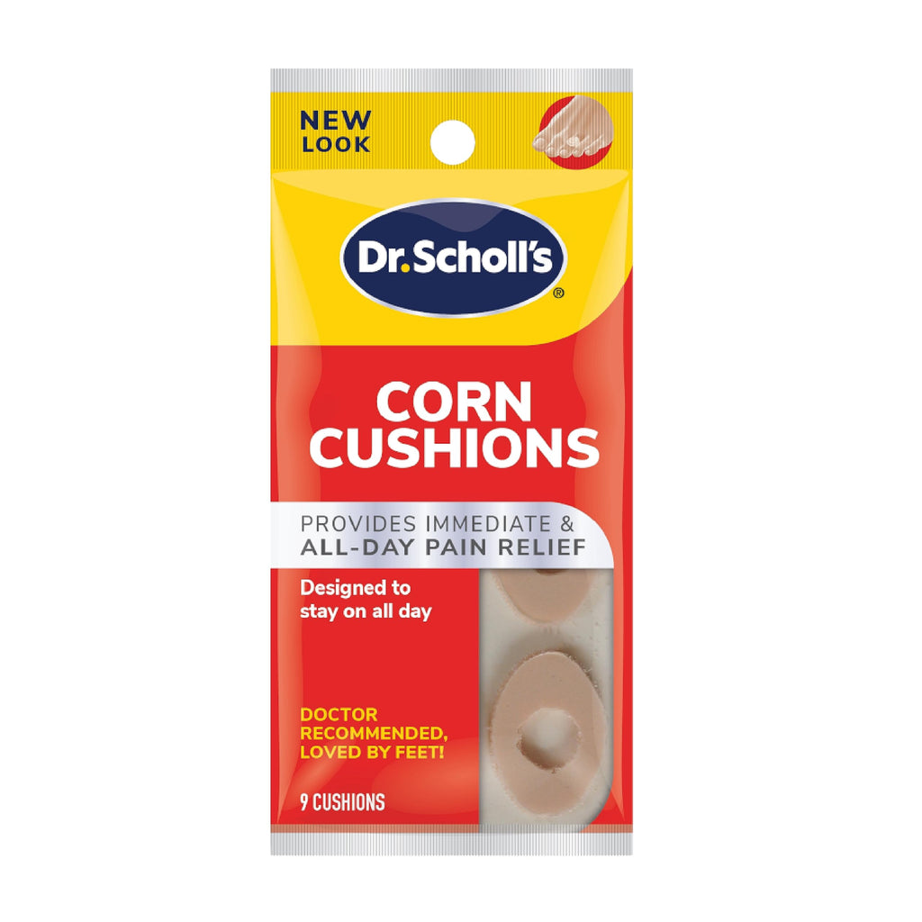 Dr. Scholl's Corn Cushions Regular 9 Count (Pack of 6) - Packaging May Vary