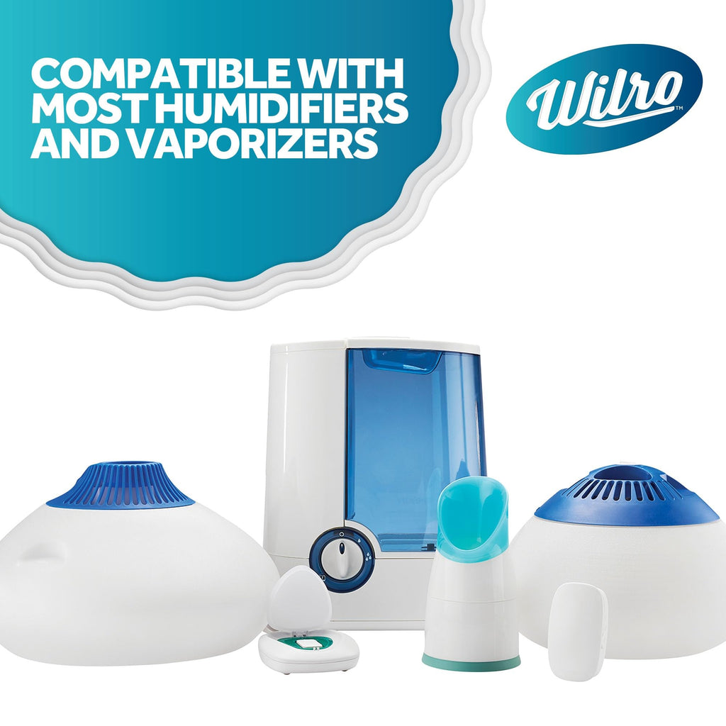 Wilro Sample 12-Pack Vapor Pads, 6 Menthol, 6 Lavender Refill Pads for Humidifiers, Vaporizers and Waterless Plug-Ins, Made in T
