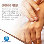 Dynarex 1152 Vitamins A & D Ointment, White, 1 oz. Tube, Pack of 72