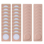 40Pcs Disposable Castor Oil Belly Button Patch | 3.15*3.15 Highly Absorbent | Self-Adhesive Castor Oil Pack Wrap for Neck/Should