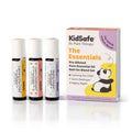 Plant Therapy KidSafe Essentials Roll-On Set 100% Pure, Therapeutic Grade Essential Oils Diluted in Coconut Oil 10 mL (1/3 oz) E