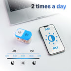 Extra Large Weekly Pill Organizer - XL Daily Pill Box - 7 Day Am Pm Pill Case Jumbo Pill Container for Supplements Big Pill Hold