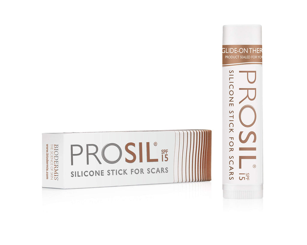 Pro-Sil SPF (Pro-Sil Sport) Patented Silicone Scar Treatment Stick w/Sunscreen (SPF 15) - Clinically Proven to Reduce the Appear